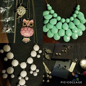 Large lot mixed jewelry -Earring, necklaces and la